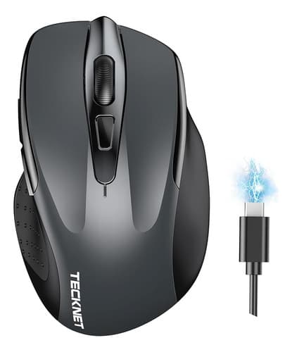 Ratón Inalámbrico Tecknet (bt5.0/3.0 Y 2.4g)