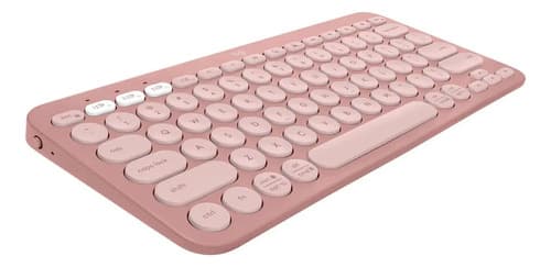 Logitech Pebble Keys 2 K380s Teclado Bluetooth Rosado
