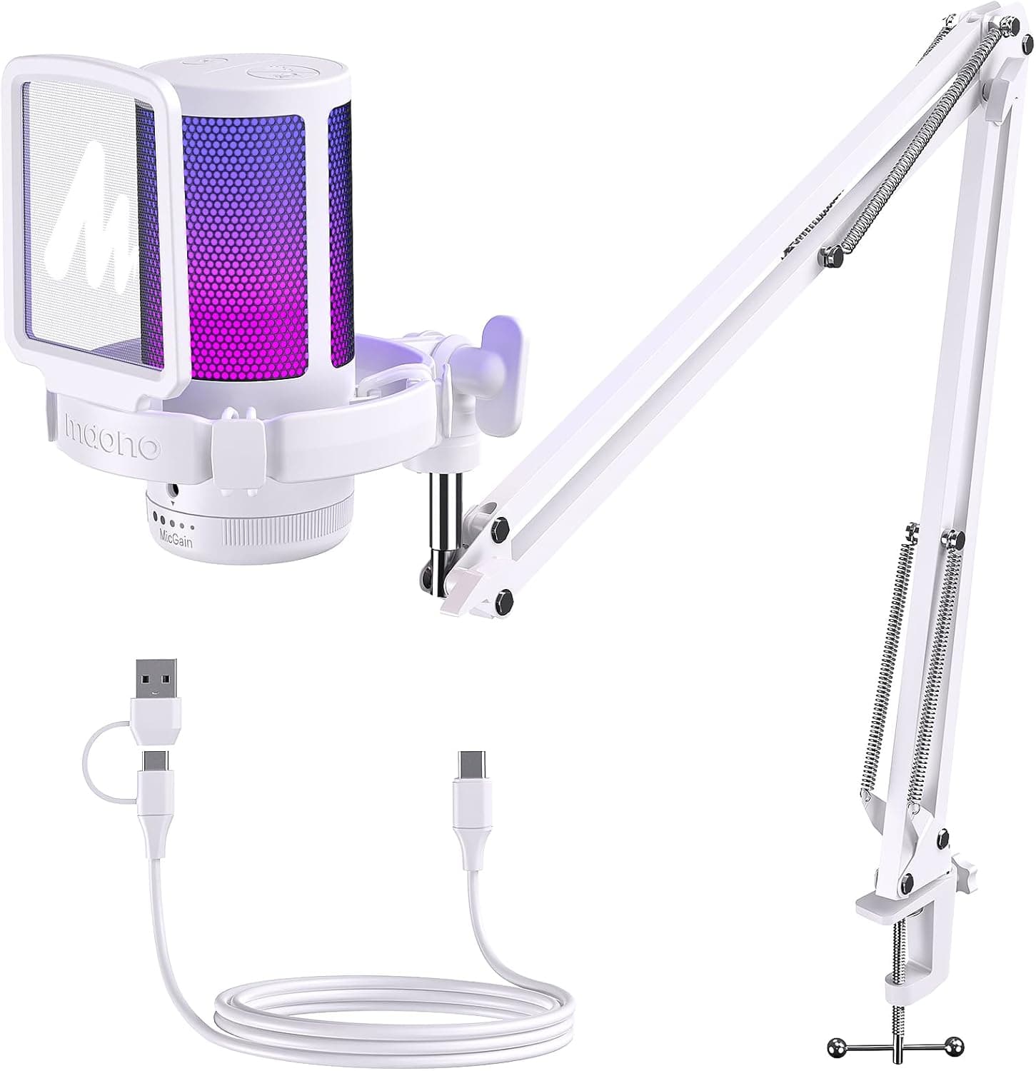 Micrófono Gamer Maono, C/ Cancelación De — imagen 1